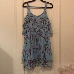 Elizabeth and James Winter Berry Flounce Dress
